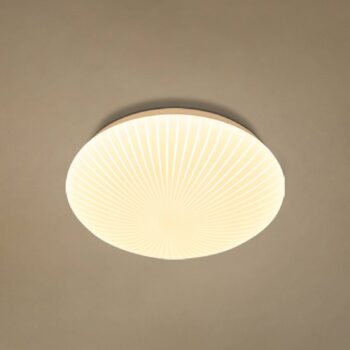 Stropné LED svetlo Malta, Ø 29 cm, biele, akryl, CCT