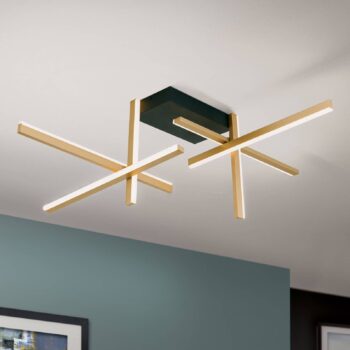 Stropné LED svetlo Stargate 6-plameňové