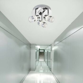 Stropné LED svietidlo Bubbles, IP44, 3-plameňové