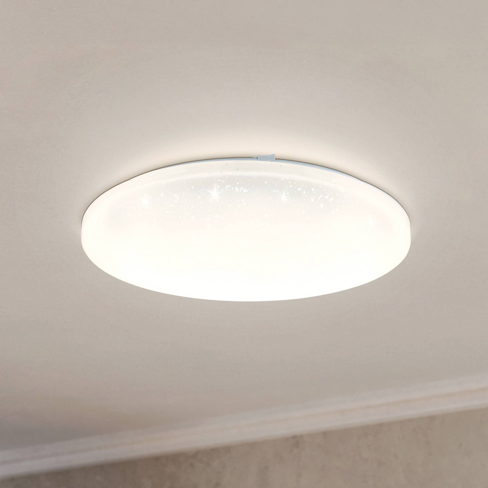 Stropné LED svietidlo Frania-S efekt krištáľ Ø43cm Stropné LED svietidlo Frania-S efekt krištáľ Ø43cm