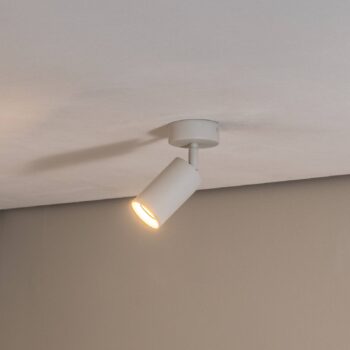 Stropné bodové svetlá Sado, biele, oceľ, nastaviteľné, 1-pl