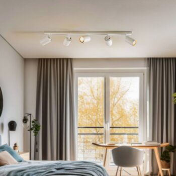 Stropné bodové svetlá Zoom, 5-pl