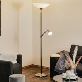 Stropné reflektory BANKAMP Opera so stmievateľným ramenom nikel