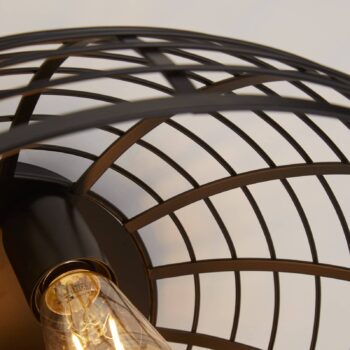 Stropné svietidlo Cage II 3-pl. s 3 žiarovkami v dizajne klietky