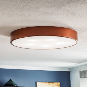 Stropné svietidlo Cleo 600, Ø 60 cm medená