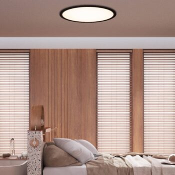 Stropné svietidlo Karl LED, CCT, RGB podsvietenie, Ø 54 cm