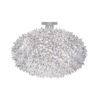 Stropné svietidlo Kartell Bloom C1 LED G9, transparentné