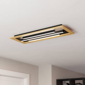 Stropné svietidlo LED Tirrenara, diaľkové ovládanie, 78x31cm