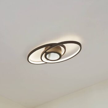 Stropné svietidlo Lindby LED Thalina, 60 cm, stmievateľné, Infinity Tunnel