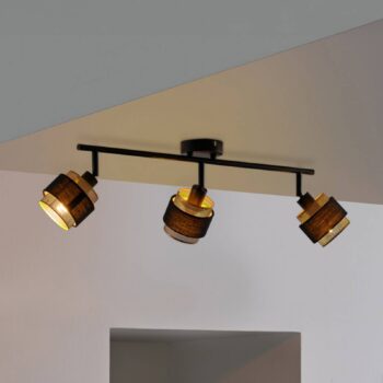 Stropné svietidlo OSRAM Decor Spot Hornet, 3-pl., čierne/zlaté