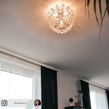 Stropné svietidlo Rosendal Ø 48 cm zlaté