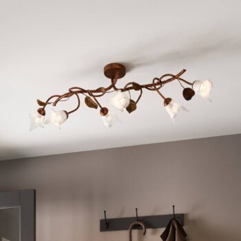 Stropné svietidlo Siena, florentský štýl 6-plameňové