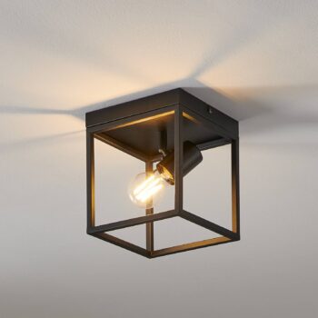 Stropné svietidlo Silentina, 1-pl., 18x18cm