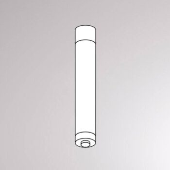 Stropný nástavec pre lištu Volare 7,1 cm čierny