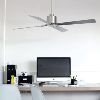 Stropný ventilátor Beacon Airfusion Climate DC, chróm, tichý