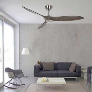 Stropný ventilátor Eco Airscrew 152 cm chróm