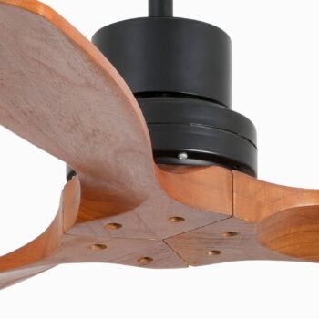 Stropný ventilátor Mini Lantau S, čierny/orechový