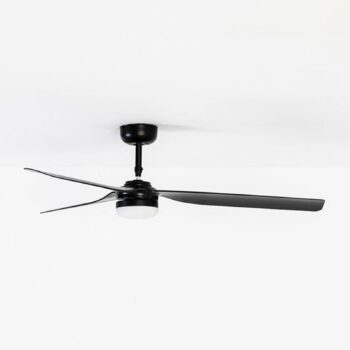 Stropný ventilátor Punt M DC LED svietidlo čierna