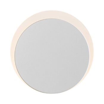 Sun-B LED dobíjacie nástenné svetlo, biele, Ø 15 cm, IP54, USB, stmievač