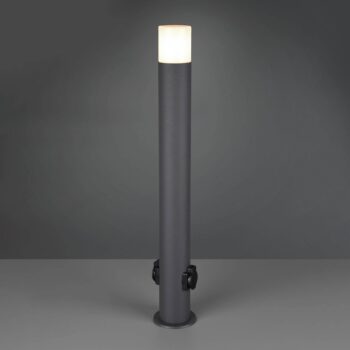 Svetlo na cestu Hoosic so zásuvkami, antracitová farba