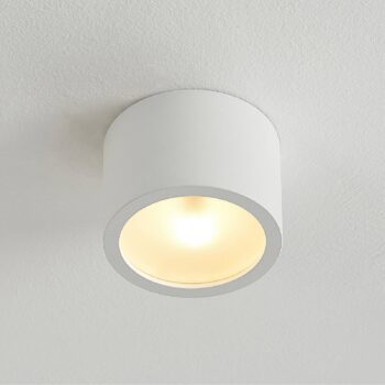 Svietidlo Arcchio Nieva, G9, biele, kruhové, Ø 10 cm, kov