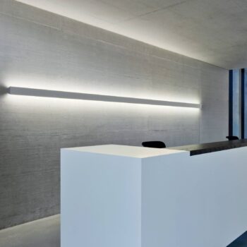 Svietidlo Ribag Metron LED, biele, dĺžka 90 cm 3 000 K DALI