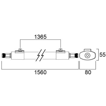 Sylvania Start Eco Batten odolný proti vlhkosti IP65 840 42W