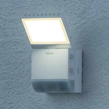Theben LED vonkajšie nástenné svietidlo theLeda S8-100, biele, senzor