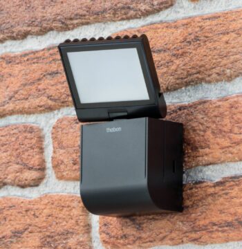 Theben LED vonkajšie nástenné svietidlo theLeda S8-100L, čierna, 4000 K