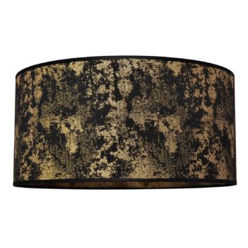 Tienidlo na lampu Abba E27 Ø 40/výška 20 cm čierna/zlatá