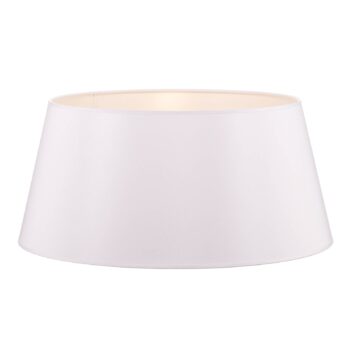 Tienidlo na lampu Cone výška 25,5 cm, biela chintzová látka