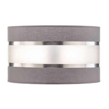 Tienidlo na lampu Helen E27 Ø25/výška 15cm sivá/strieborná