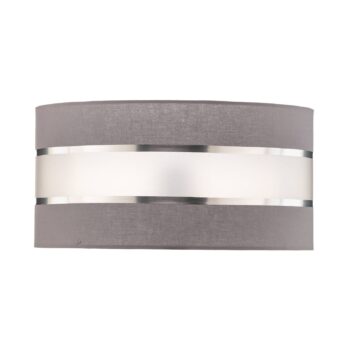 Tienidlo na lampu Helen E27 Ø40/výška 20cm šedá/strieborná