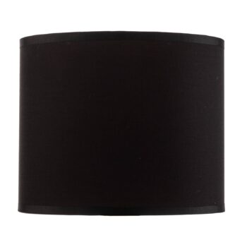 Tienidlo na lampu Soho, čierne/zlaté, textil, Ø 18 cm