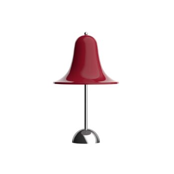 VERPAN stolová LED lampa Pantop, čerešňovo červená, výška 30 cm