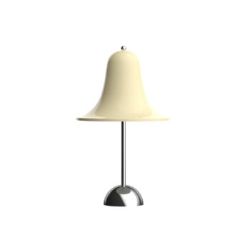 VERPAN stolová LED lampa Pantop, krémovo biela, výška 30 cm