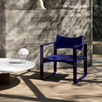 VERPAN stolová LED lampa na batérie WIRE, biela, výška 25 cm, IP44