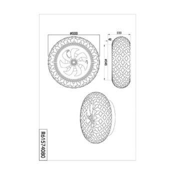 Ventilátor s osvetlením Bidar, čierny/zlatý, DC, tichý, diaľkové ovládanie