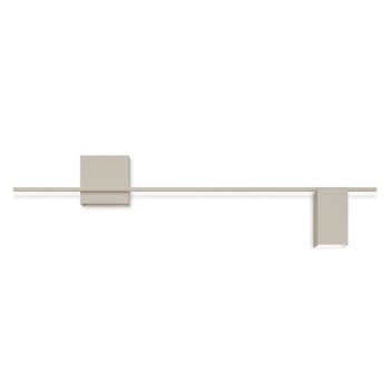 Vibia Structural 2610 LED nástenné svetlo, svetlošedé