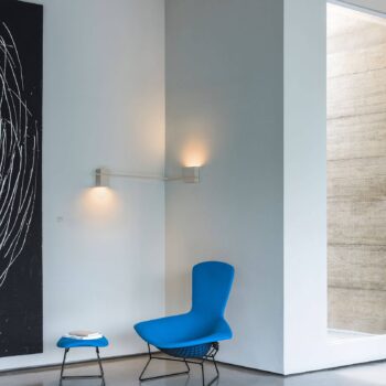 Vibia Structural 2620 rohové nástenné, svetlosivé