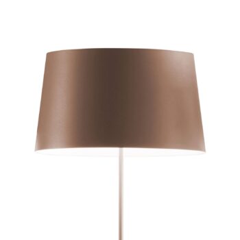 Vibia Warm 4906 dizajnová stojacia lampa, hnedá