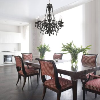 Visiaci luster Mária Terézia, tmavosivý, 8-pl.