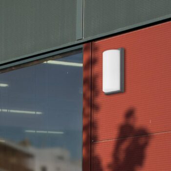 Vonkajšie LED 039, detektor pohybu, grafit