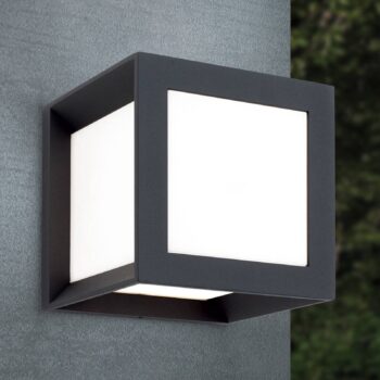 Vonkajšie nást. svetlo Henry 16x16x16cm antracit