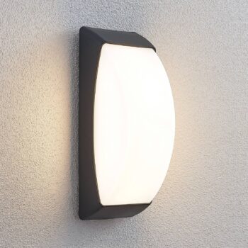 Vonkajšie nástenné LED svetlo Alexey tmavosivé