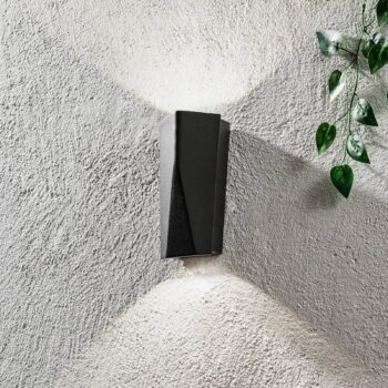 Vonkajšie nástenné LED svietidlo Tay z odliatku