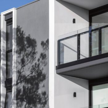 Vonkajšie nástenné svietidlo 5165, grafit, hliník, sklo, 2 x GU10