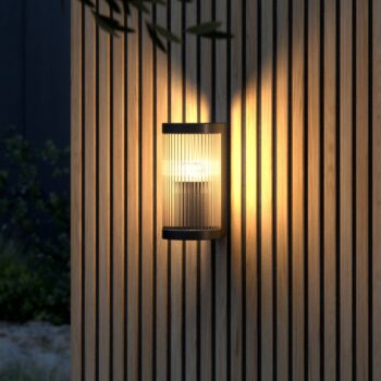 Vonkajšie nástenné svietidlo Coupar, čierne