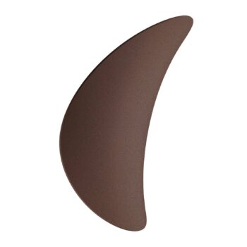 Vonkajšie nástenné svietidlo LED Alba, tmavohnedá farba, hliník, IP65, 3