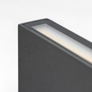 Vonkajšie nástenné svietidlo LED CMD 9060, 11 cm, antracit, IP54, hore/dole